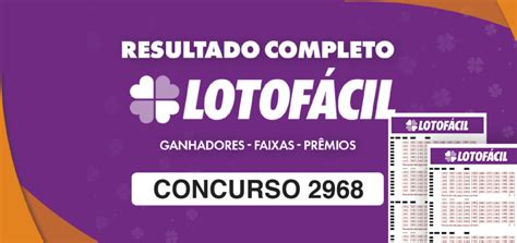lotofacil 2968